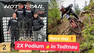 2X Podium 🥇Race day Todtnau / Hot Trail Series 🌲DH Training / Steffen Smets