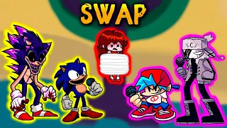 Girlfriend Dies but...? Boyfriend, Ruv, Sonic GoodBye World | Swap FNF |  Speed Paint