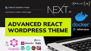 Search Page In Next.js | Next js WordPress tutorial | Next js WordPress GraphQL | Headless WordPress