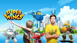 Данил открывает новых героев Супер крылья Джетт и его друзья Super Wings, Jett, Bello, Jerome, Astra