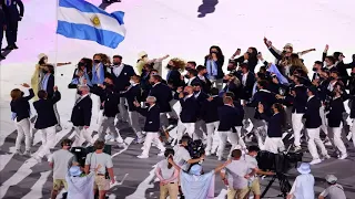 Entrada de Argentina Juegos Olímpicos Tokio 2021 Delegación Argentina Desfila Tokio 2020