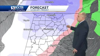 Drier Wednesday, cold blast arrives late Thursday