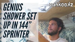 Van Tour - Engineer Designs Ultimate Shower for 144" Sprinter Van