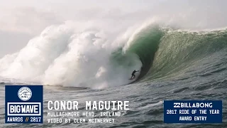 Conor Maguire at Mullaghmore - 2017 Billabong Ride of the Year Entry - WSL Big Wave Awards