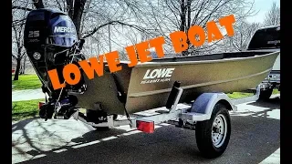 Lowe 1648 JON BOAT w/ 25 HP Mercury JET