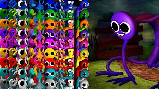 Different All Rainbow Friends All Colors Vs Purple Rainbow Friend | Friday Night Funkin Mod