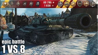 ИС-7 затащил бой по красоте 🌟 11 фрагов, медаль Колобанова🌟 World of Tanks лучший бой на ИС-7 wot