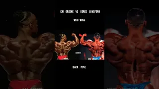 Kai Greene VS Derek Lunsford - Who Wins the Back Pose 😱 #shorts