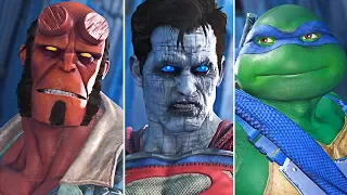 INJUSTICE 2 Super Ataques Especiales | Todos Los Personajes DLC Incluidos Hellboy, Tortugas Ninja