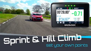 Performance Box Touch: set separate start and finish lines, ideal for sprint events or hill climbing