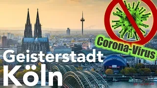 Corona in Cologne 😷 - Ghost town from above - by drone [4K]