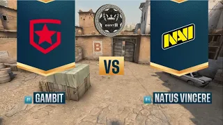 CSGO  Gambit vs Navi Dust2 Map1 DreamHack Masters Spring 2021   Group B