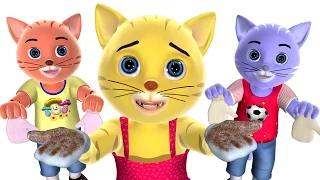Three Little Kittens Nursery Rhyme | Baby Songs | 3D English Nursery Rhymes for Children