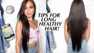 Simple Tips on How to Grow Long Healthy Hair  | Janelle Mariss