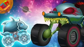 Haunted House Monster Truck | Aliens From Outer Space | Nursery Rhyme For Kids | Ghost Vehicle