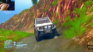 Spintires: Mudrunner - 1990 TOYOTA LC75 - LaLuna V9 -  Dangerous Roads