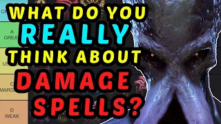 It's ALL DAMAGE - BG3 Spells Tier List - Level 5