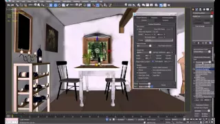 Rendering photorealish interior scene with 3dsmax scanline renderer + radiosity