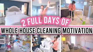 2 DAY EXTREME WHOLE HOUSE CLEAN WITH ME 2024 | WHOLE HOUSE SPEED CLEANING MOTIVATION | HOME CLEANING