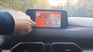 Навигация в Мазда СХ5 2017, Carplay, Яндекс Навигатор, расширение функций магнитолы, тюнинг Mazda CX