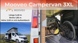 Mit Aufstelldach 🚐 Mooveo Campervan 3XL