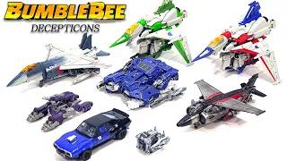 Transformers Movie Bumblebee Studio Series Decepticons 8 Vehicles Robot Toys