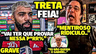 O BATE B0CA FEIO ENTRE CASAGRANDE ENVOLVENDO GABIGOL QUE CAUSOU TRETA E FEZ TITE REVELAR QUE NÃO..