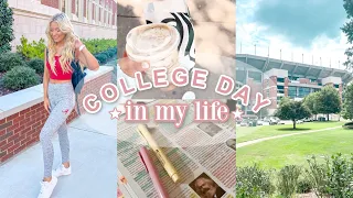 College Day In My Life! | Almost Missing Class, Night-In, Homework | The University of Alabama