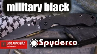 Spyderco Military C36GPBK - ОБЗОР