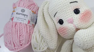 Amigurumi conejos a crochet fácil de tejer, paso a paso tutorial completo - Easy crochet Rabbit