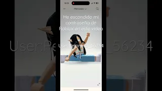 He escondido mi contraseña de Roblox en este vídeo