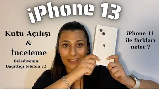 iPhone 13 Kutu Açılışı & Ön İnceleme iPhone 11 İle Farkları Neler ? Neden 13 Satın Aldım 📱 🍏 #iPhone