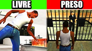 Vivendo como um PRISIONEIRO no GTA San Andreas (INSANO!!)