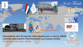 Concours 2024 - 8e de Finale - U. des S. A. de La Haye (NED) contre U. Protestante au Congo (COD)