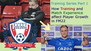 How training and match experience affect player growth - Evidence Based Football Manager