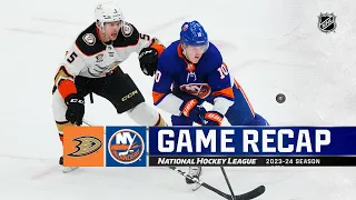 Ducks @ Islanders 12/13 | NHL Highlights 2023