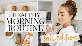 TWIN MOM Healthy + Productive Morning Routine: FALL EDITION | Kendra Atkins