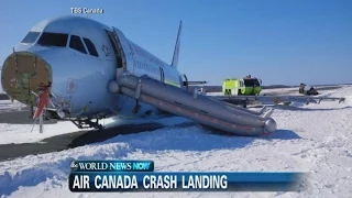 Air Canada Plane Crash-Lands, Investigation Underway