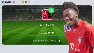 A. Davies 101 Iconic moment Trick | eFootball Pes 2021 Mobile Android Gameplay
