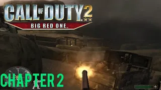 CALL OF DUTY 2 BIG RED ONE # chapter 2 (ps2) gameplay android emulator helio g99