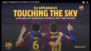 MESSI TRIBUTE TRACK FROM THE OFFICIAL FC BARCELONA'S YOU TUBE CHANNEL #Messi767 #FCBarcelona