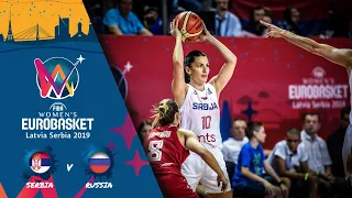 Serbia v Russia - Full Game - FIBA Women's EuroBasket - Final Round 2019