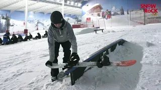 Snowboard Trick Trips with Jamie Nicholls: Switch Boardslide 270 Out