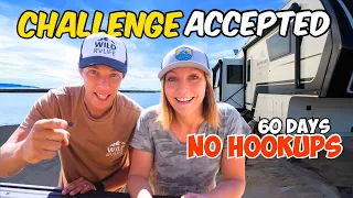 60 Day RV Boondocking Challenge + Battery Upgrade!