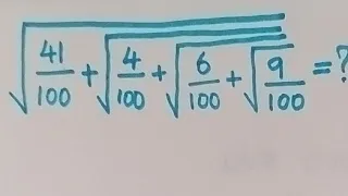 Nice square root simplification #maths #olympiad #mathstricks #schoolmaths #mathematics