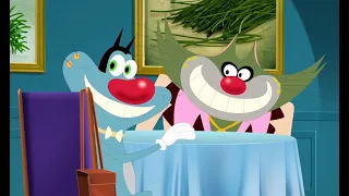 Oggy and the Cockroaches - AT THE RESTAURANT (S06E61) CARTOON | New Episodes in HD