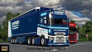 Euro Truck Simulator 2 1.45 | Renault T High | Trailer Swap | Promods 2.62