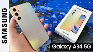 Samsung Galaxy A34 5G - Unboxing and Hands-On