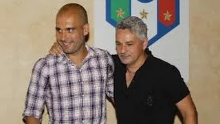 Baggio  incontra Guardiola