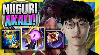 NUGURI IS A MONSTER WITH AKALI! - FPX Nuguri Plays Akali Top vs Sett! | Season 11